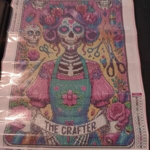 The Crafter Skeleton Tarot Diamond Paint Kit 30x40